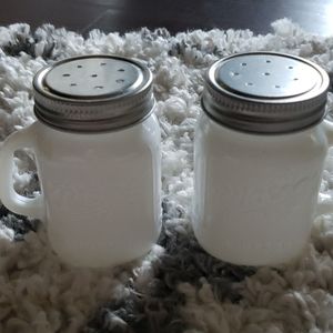 Mason Jar Salt and Pepper Shakers